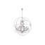 Lustre en forme de globe unique à 25 lumières avec détails en cristal Svante-22859135-22859138