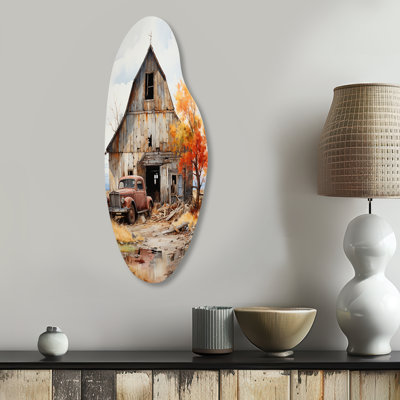 Dickinson - Barns Curved Shape Irregular Metal Wall Decor