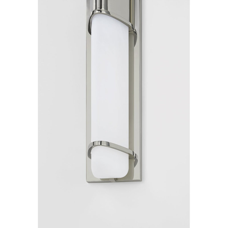 TOTTENVILLE Wall Sconce, Polished Nickel