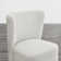  Geelt Upholstered Wingback Dining Chairs with Casters