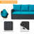 6 Piece Sofa Seating Group With Cushions-122026365