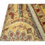 Hand Knotted Wool Area Rug in Gray And Gold