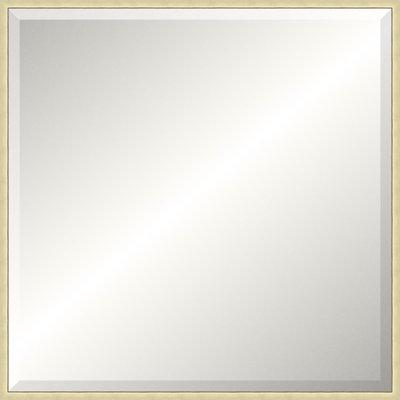 Floater 2 Solid Wood Beveled Mirror