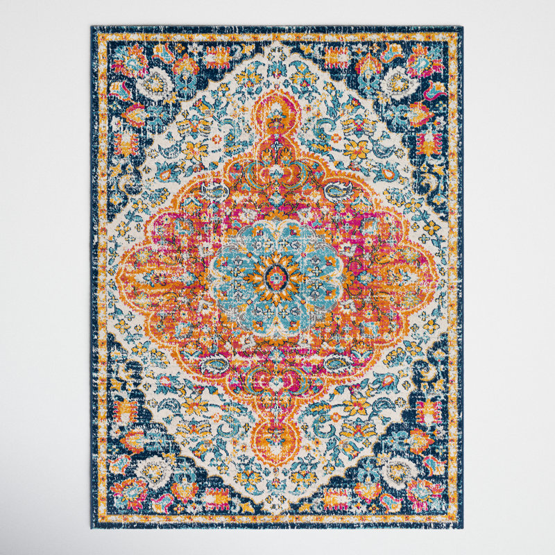 Hibner Oriental Indoor Rug, Rectangle 7'10" x 10'