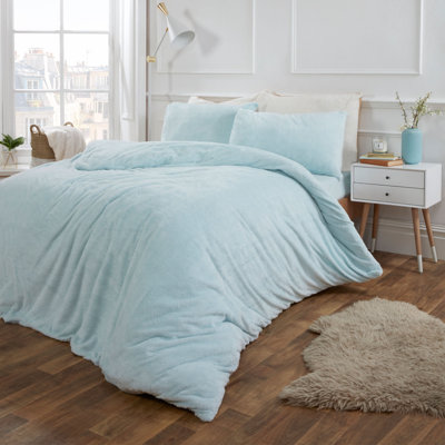 Bridin Polyester Solid Colour Duvet Cover Set with Pillowcases Included