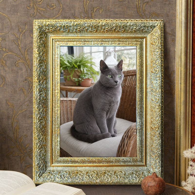 Cadre photo sophistiqué doré antique 1PC 5 po x 7 po avec orientation portrait ou paysage, Antique Gold, 1, 5" W x 7" H