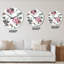 Bouquet de tulipes et de coton - Horloge murale traditionnelle-914362132