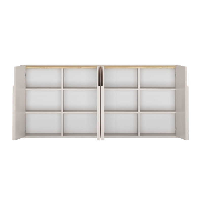 Sadeen 200cm Sideboard, Beige/Oak