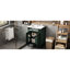 Meuble-lavabo de salle de bain 24 po avec 2 portes et tiroir, organisateurs de rangement intelligents, glissières de tiroir coulissantes, tablette réglable, charnières à fermeture en douceur, caractéristiques réfléchies de 24 po, pieds en bois massif, lavabo en céramique,-1132520650