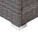 Burnese Square Glass Top Wicker Coffee Table