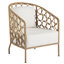Chaise tonneau en polyester de 66 cm de large-106562714