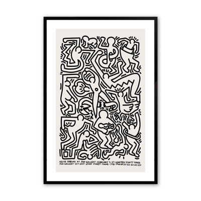 Abstract People Print dans un cadre mural