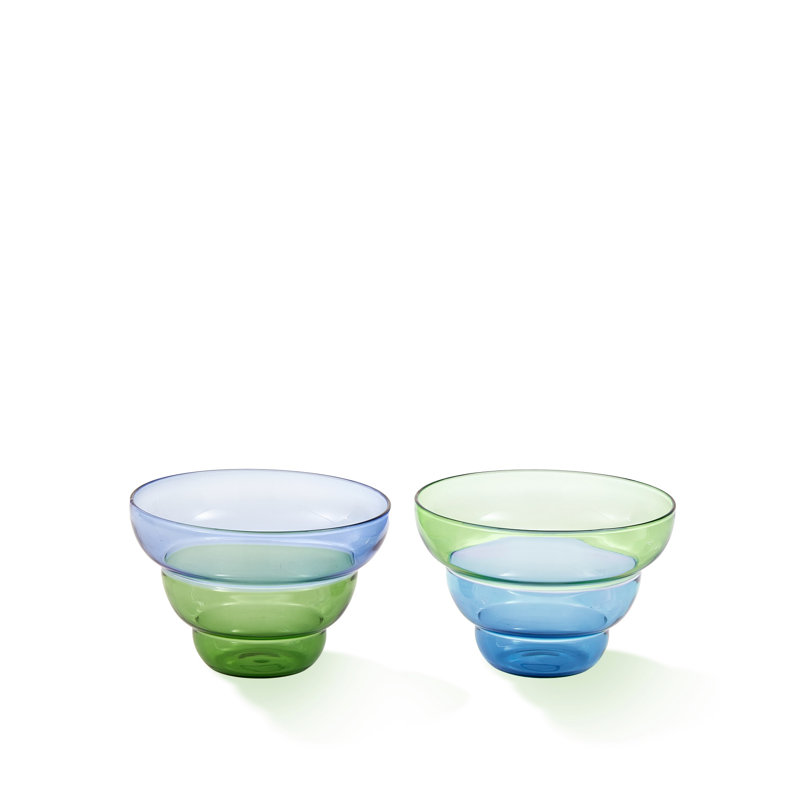 Ensemble de 2 bols à collation bleu foncé Alfrida Mizu Kiri