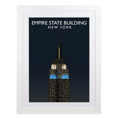 Empire State Building Night by Richard O'Neil - Print