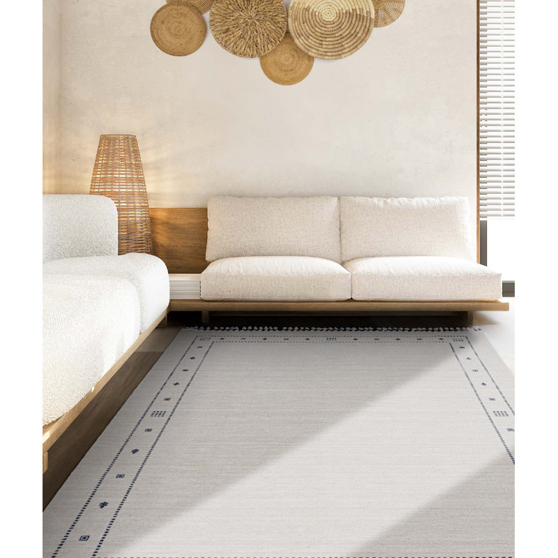 Tapis Leila Gordes, Rectangle 2 pi 8 po x 4 pi 10 po