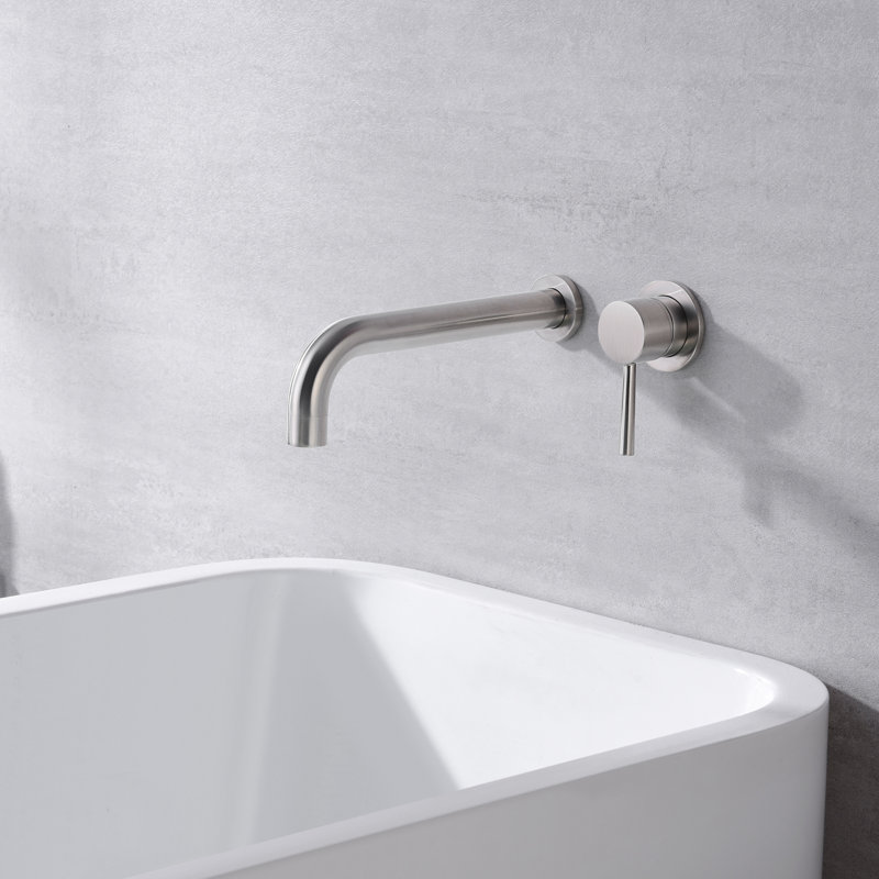 1 Handle Bathroom Bath Faucet, Brushed Nickel