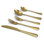 Luly Reflective 60-Piece Colored Stainless Steel Flatware Set