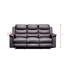 Housse pour causeuse inclinable avec housse de console centrale, housse pour causeuse extensible et inclinable NOIR