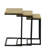 Kendrik 23.5" H x 18" W Solid Wood C-Table Nesting Tables-597112111-664734424