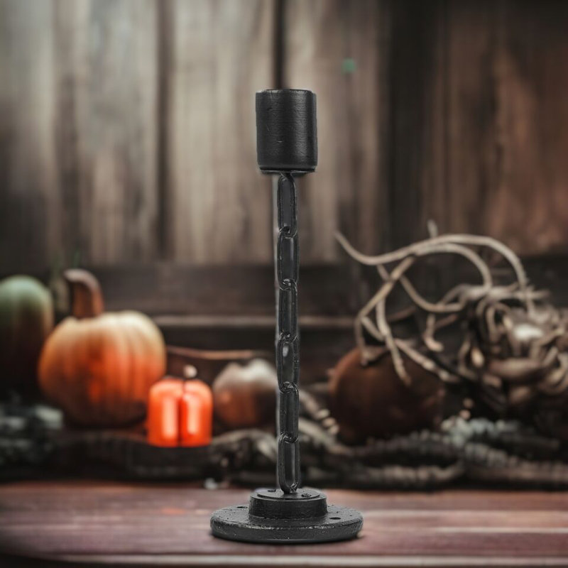Metal Tabletop Candelabra, 28" H x 4" W x 4" D