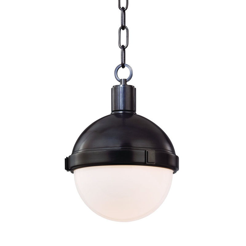 Lambert 1 - Light Shaded Pendant, Small, Old Bronze