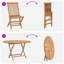 Teak Patio Dining Set with