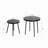 2-Pack Solar Powered Side Table Set with LED Light