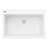 Ruvati 33-inch Granite Composite Quartz Workstation Drop-in Topmount Kitchen Sink Matte White Matte --94342279