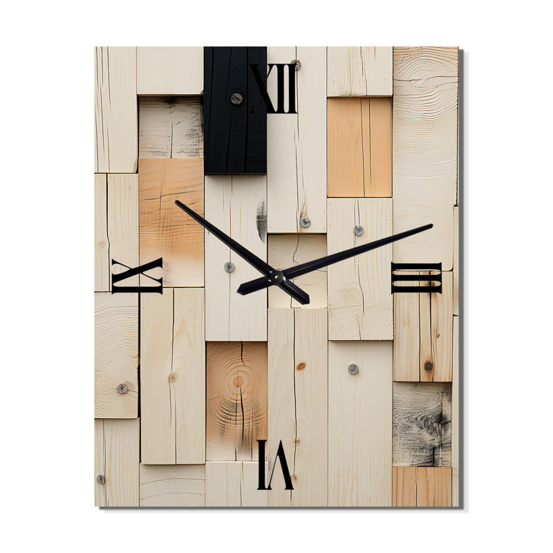 Horloge murale abstraite New Command, H 28 po x l 12 po x P 1 po