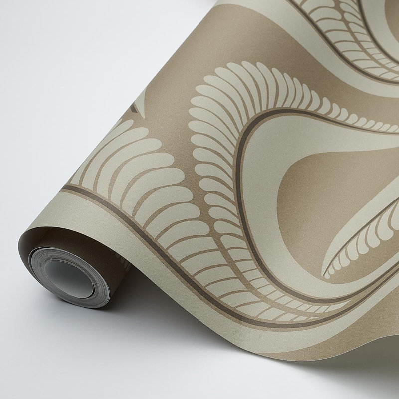 Papier peint Schumacher x Neisha Crosland, Tabac