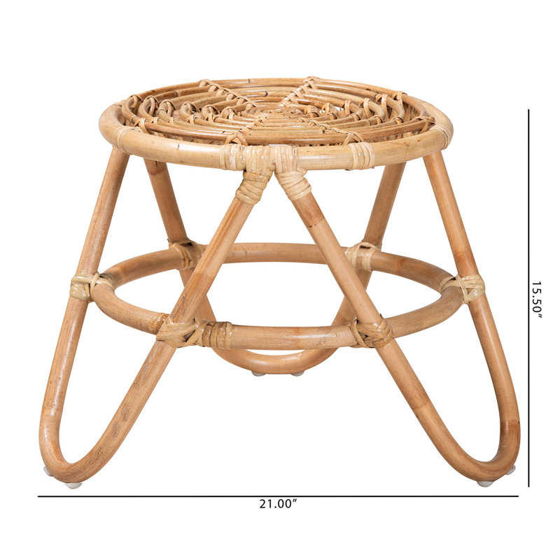 Garima 3 Legs Rattan End Table