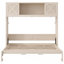 Grand lit escamotable avec armoires de rangement-960242047