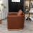 Azib 29'' Wide Genuine Leather Top Grain Leather Swivel Armchair-439389310