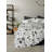 Luxurious King Quilt Cover Set, 100% Cotton Ranforce, Black | Duvet Cover 94.5 x 86.6 inches, 2 Pillowcases 23.6 x 23.6 inches | Pigment Printing, Machine Washable, Easy Button Closure | Elegant Bedding for Cozy Bedrooms-112932146-112932126