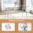 Annesley Glass Top Metal Base Dining Table-886875159