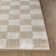 Machine Washable Shaggy Boho Beige Area Rug