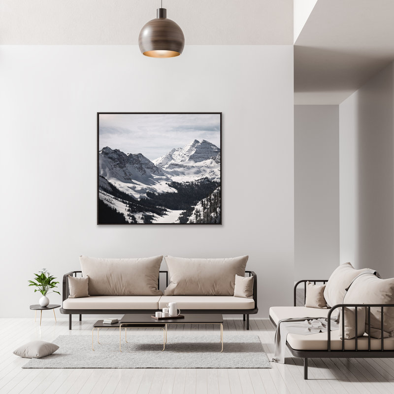 Snowy Bells VI Print by David Brown, Image Brush Gel