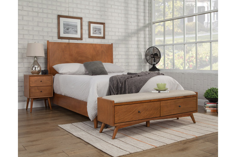 indoor bench at end of bed
