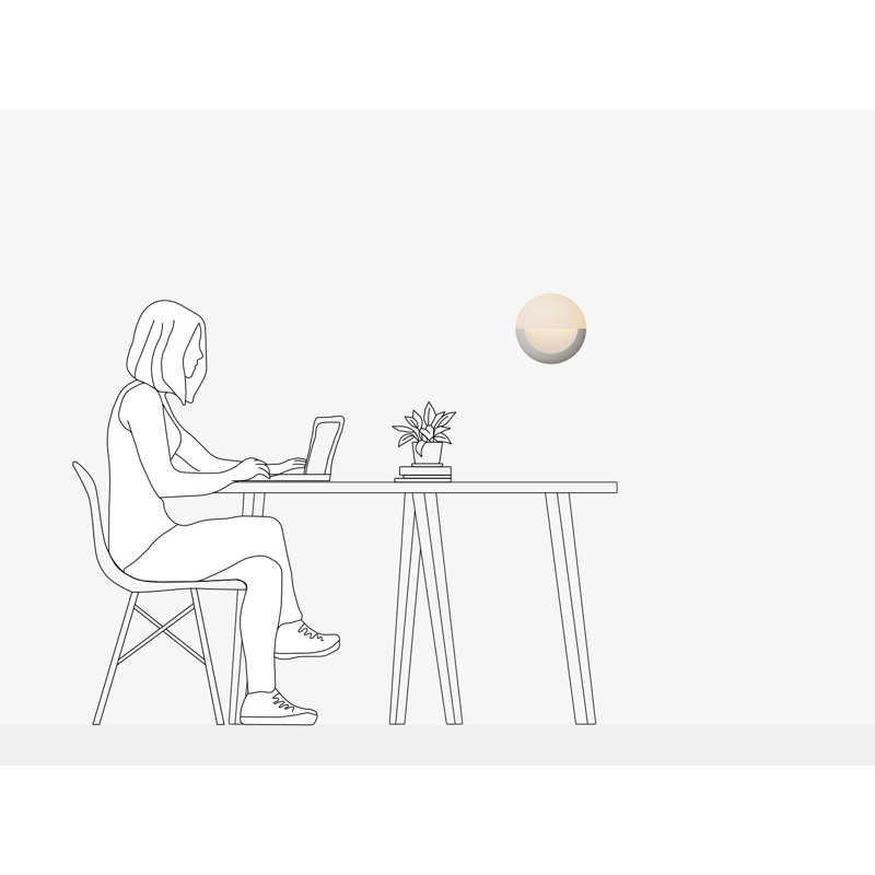Proton Wall Sconce, Snow