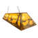 Rustic Lodge 9 - Light Antique Copper Pool Table Lights Pendant