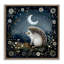 "Hérisson sous la lune", art mural encadré par The Dutch Lady-943895489-943895491