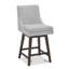 Tabouret de bar pivotant Zahara Neri-107095826