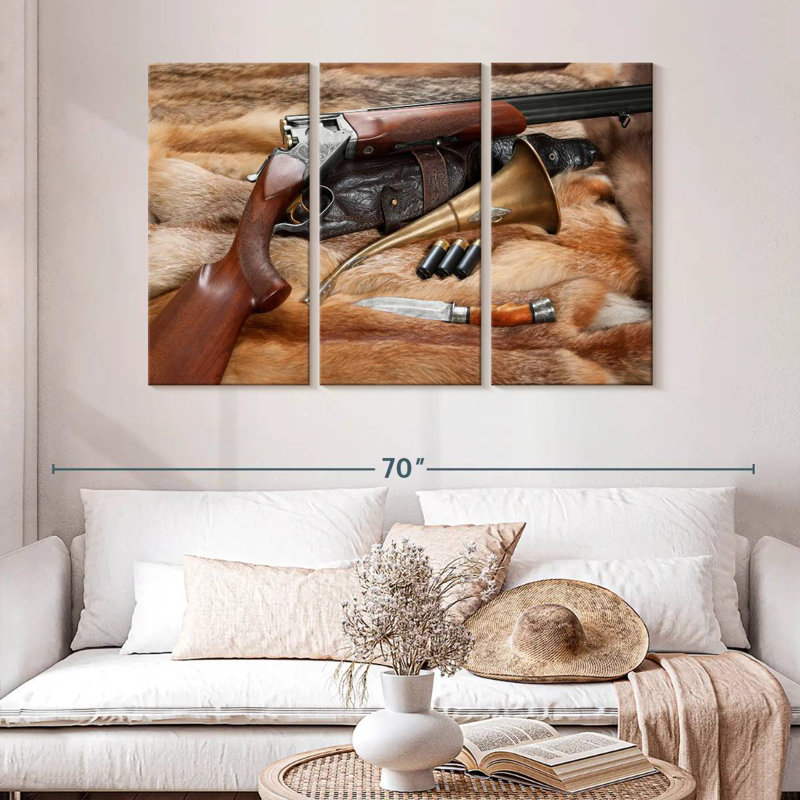 Senne Hunting Things, 32" H x 50" W