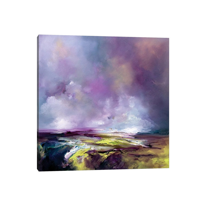 Land Beauty - Wrapped Canvas Painting, 45.72 cm H x 45.72 cm W x 3.175 cm D