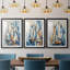 NAUTICAL Series CECLxxxi - Impression sur mesure encadrée de qualité supérieure - 3 pièces-408992697-408992696