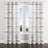 Modern Curtains for bedroom - Striped Grey And White Pearl Lines Grommet Curtain - 1 Panel-1032561176-1032561180