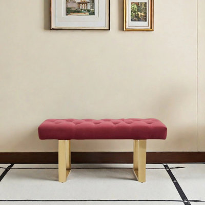 Fauteuil de vestiaire en velours