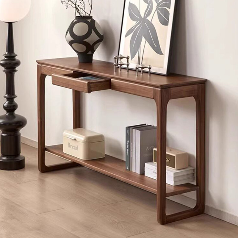 Console de style japonais simple et moderne, H 31,5 po x l 63 po x P 13,8 po