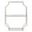 Johnalbert 3 Piece Scalloped Metal Accent Shelf-1058605048