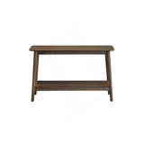 Lamonte Walnut Sofa Table W/Shelf